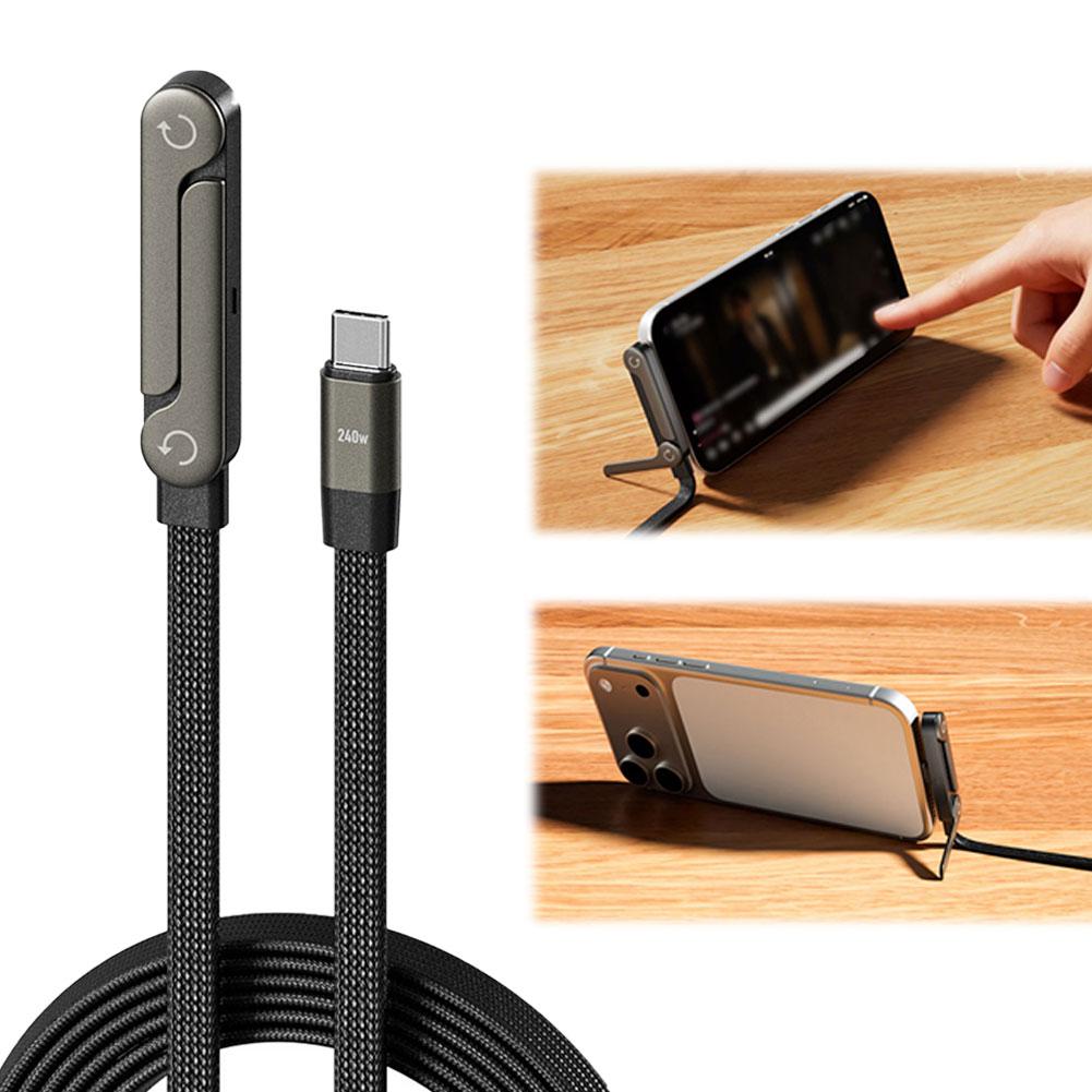 Super Fast Charging Cable with Built in Stand