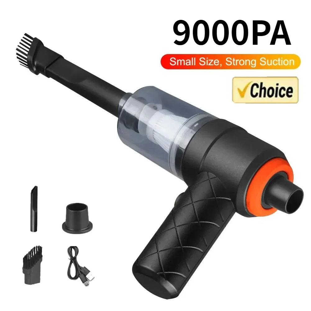 120W Wireless Car Vacuum Cleaner – High-Power 9000PA Cordless Handheld Auto Vacuum for Car, Home & Office