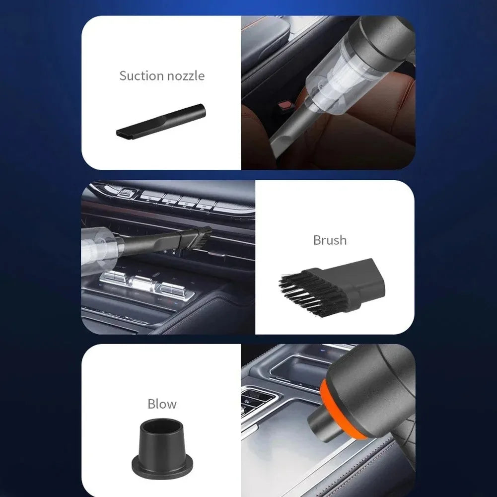 120W Wireless Car Vacuum Cleaner – High-Power 9000PA Cordless Handheld Auto Vacuum for Car, Home & Office